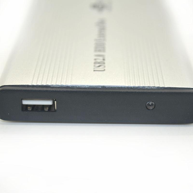 New aluminum USB2.0 HDD Enclosure support all 2.5-inch laptop hard drive